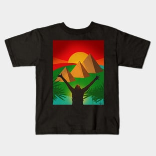 African People Of the Sun Kids T-Shirt